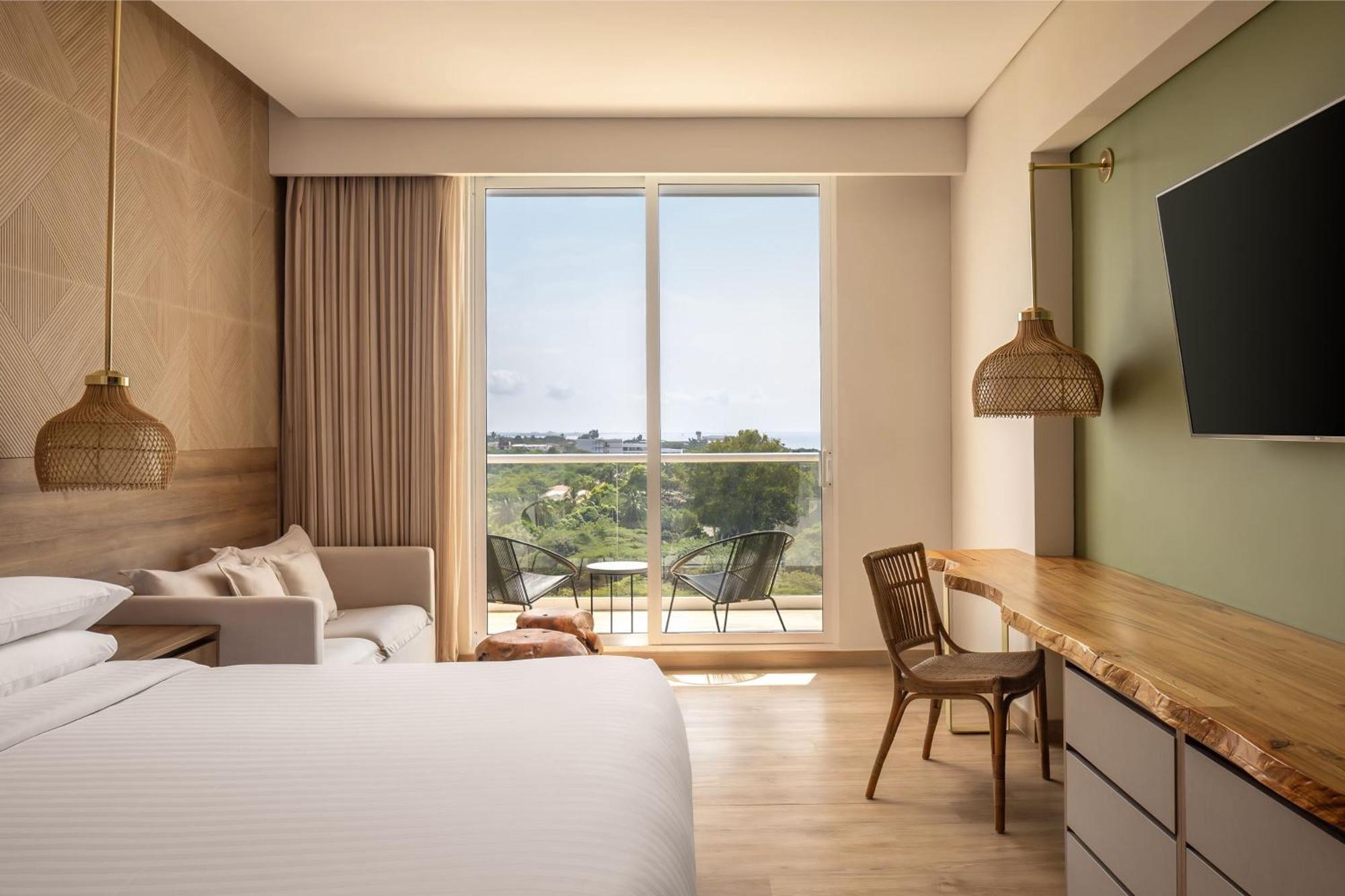 Santa Marta Marriott Resort Playa Dormida Exterior foto A room at the hotel